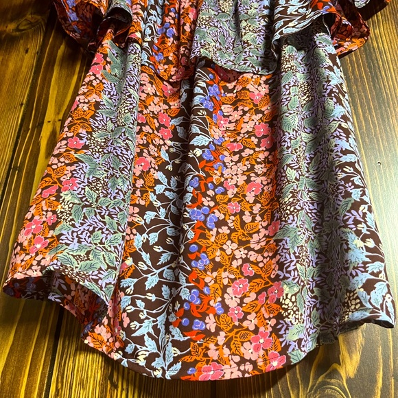 Maeve Anthropologie Sheer Floral Top - Picture 3 of 4